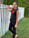 Roses Red Leggings - Fanilu 